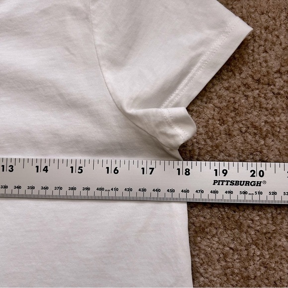 J. Jill Scoop Neck Short Sleeve Elliptical Tee - Picture 6 of 7